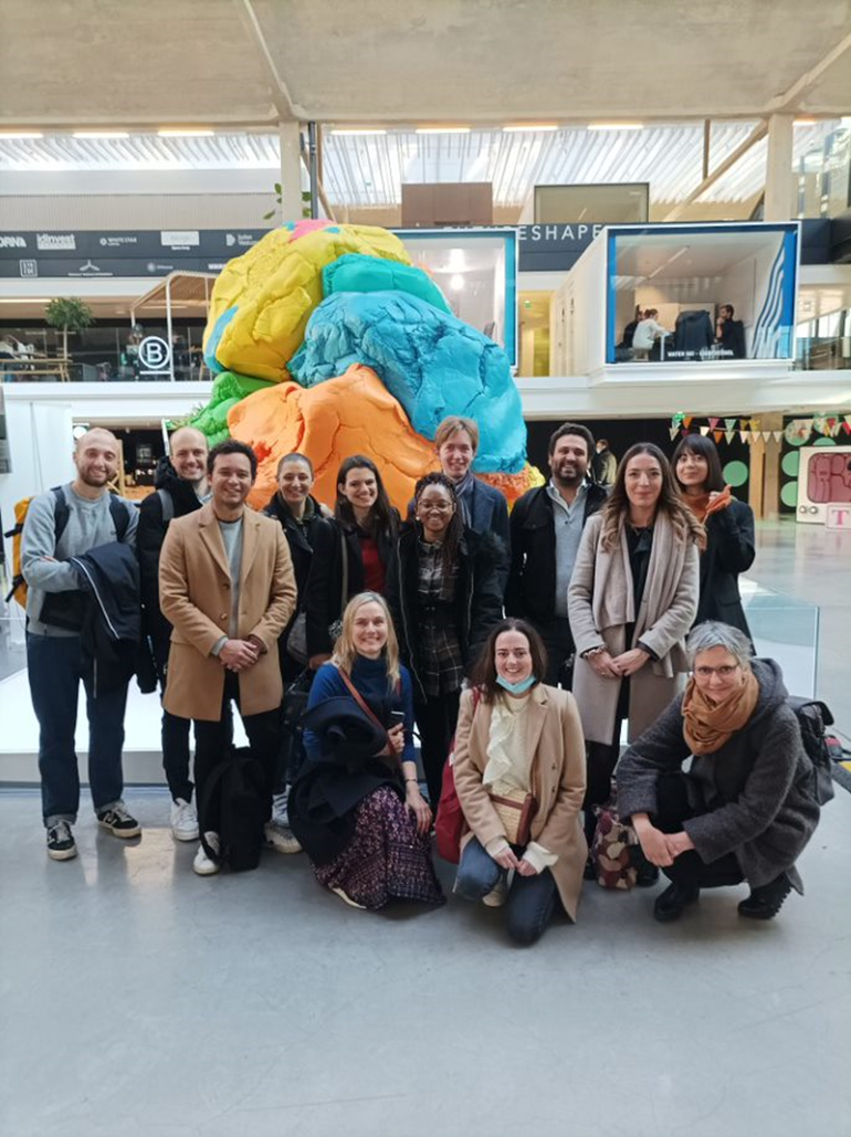 Canal hackathon team at Station F